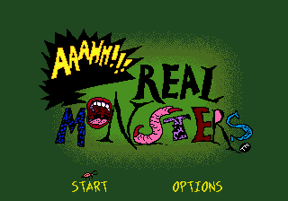 AAAHH!!! Real Monsters Title Screen
